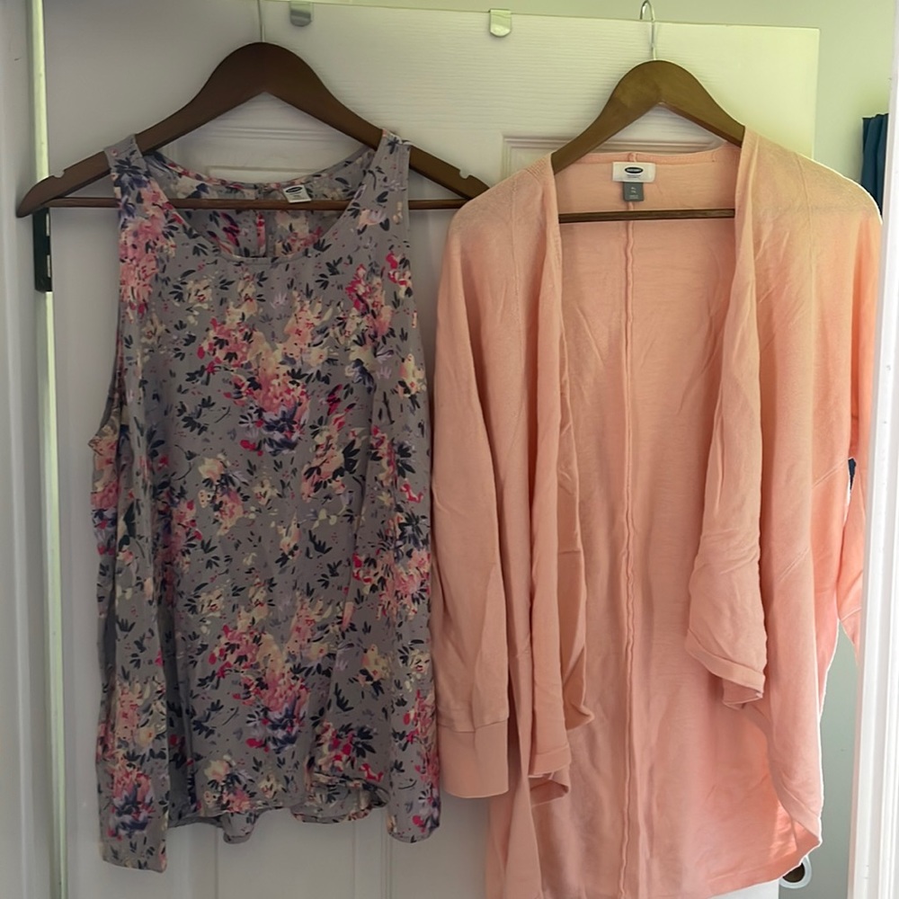 Old Navy Tank & Cardigan Bundle